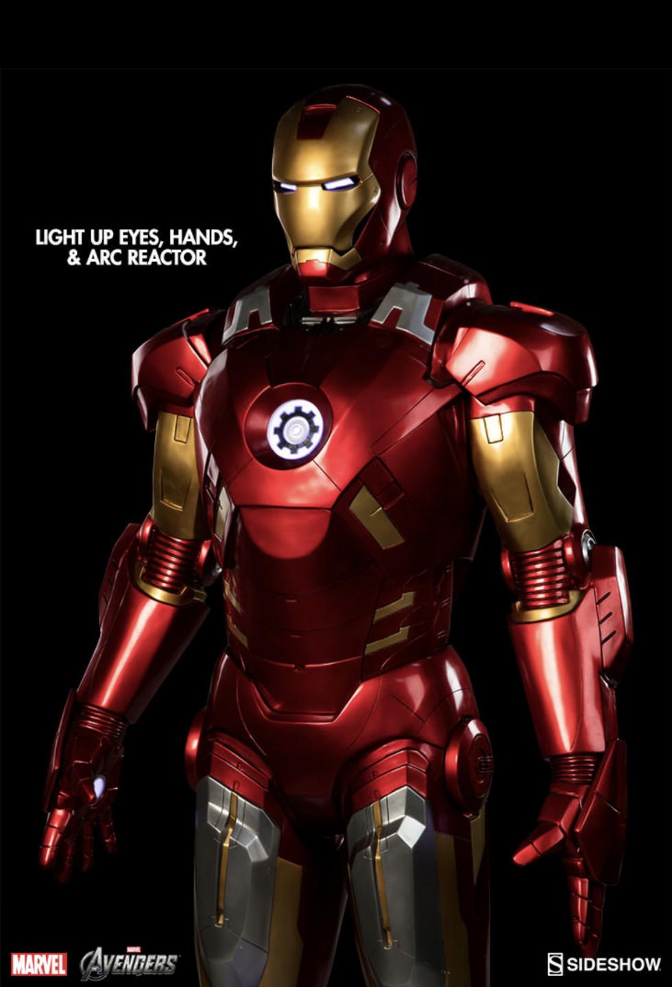 Sideshow Ironman Mark VII with LED Lights