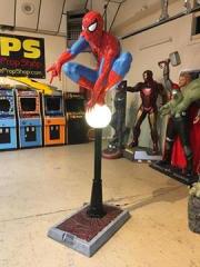 Amazing Spiderman on Lightpole