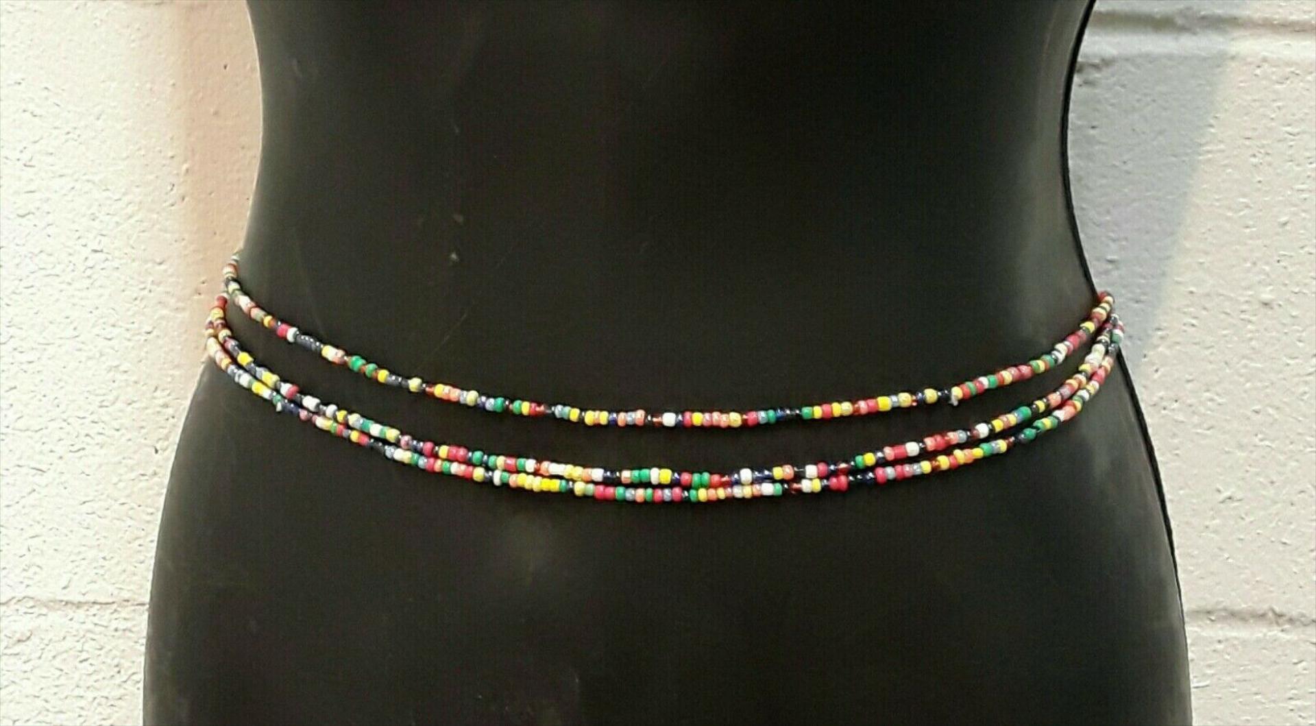 Multicolored Waist Beads