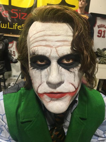 Dark Knight Heath Ledger Sitting Joker