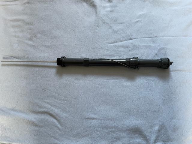Lycoming O 320-D2J 8 Quart Oil Dip Stick and Tube Assembly. As Removed.