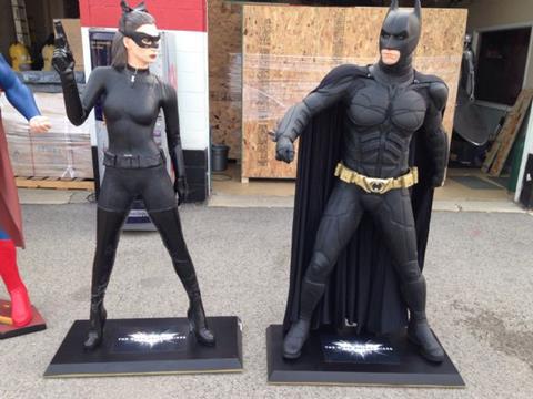Life Size "Dark Knight Rises" Batman and Catwoman