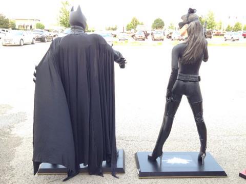 Life Size "Dark Knight Rises" Batman and Catwoman