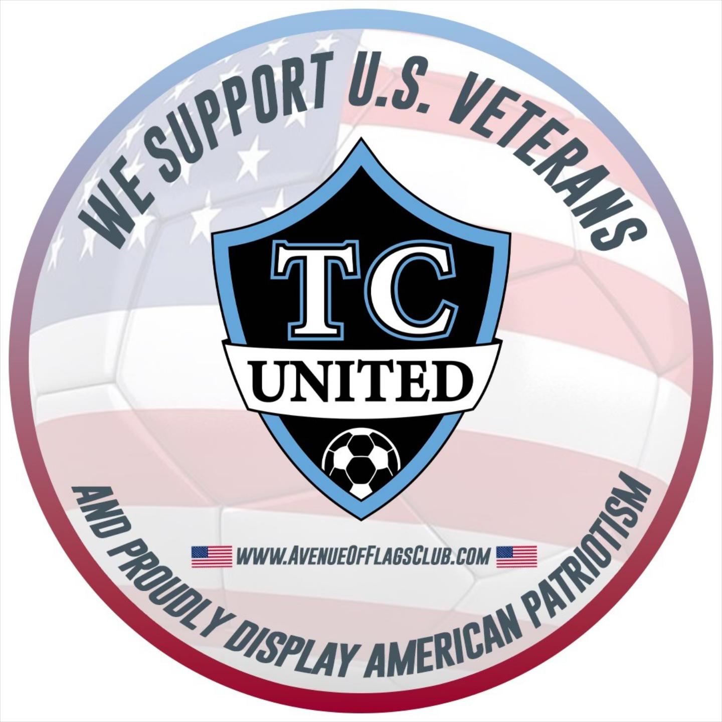 TC United "Old Glory" Avenue of Flags Club Membership Display