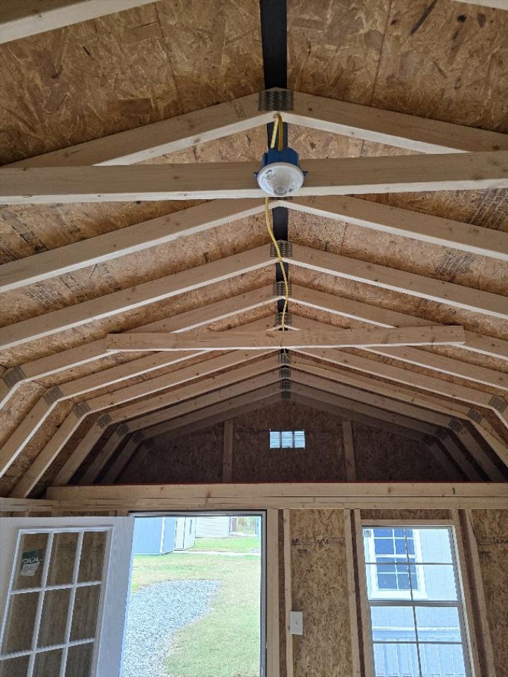 12x24 BARN W/TREX PORCH -  $10,206 or $404 Down & $404/Month  - NO CREDIT CHECK - FREE DELIVERY & BLOCKS (50 miles)