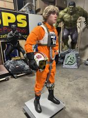 Life Size Star Wars Luke Skywalker X-Wing Fighter Pilot