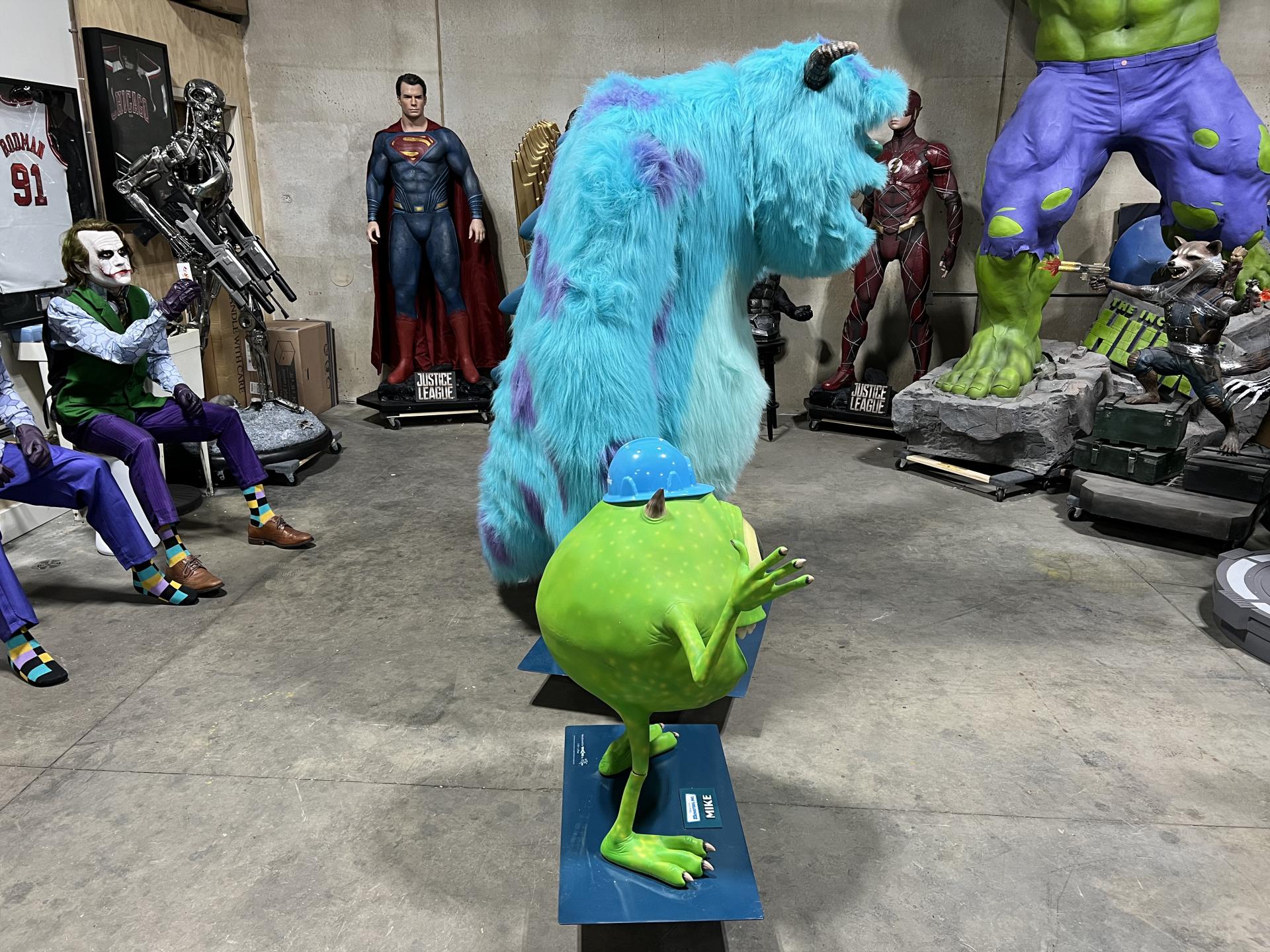Life Size Monsters Inc Sulley, Mike and Boo