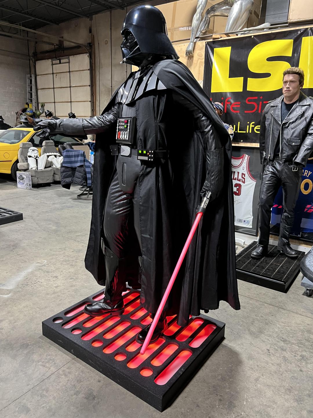 Life Size Star Wars Darth Vader with Lightsaber