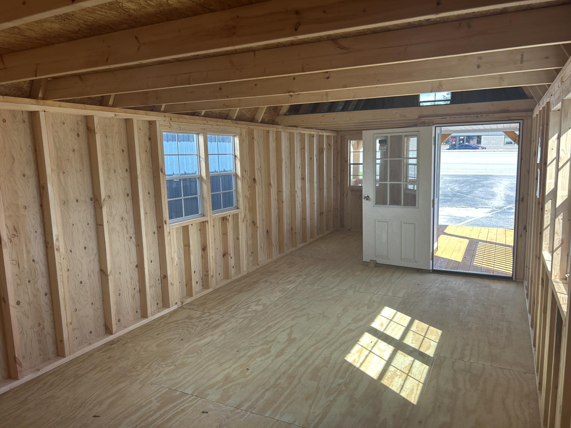 12x32 WRAPAROUND LOFTED BARN CABIN