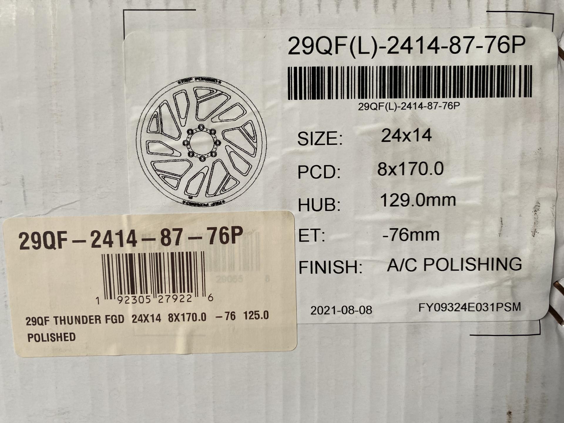 RBP Thunderer 24x14 Wheels