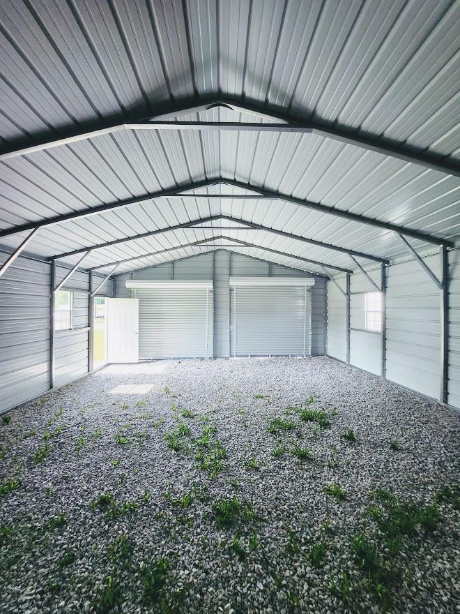 $2,763 OFF - ONLY $8,287 + tax - 24x30x9 BOXED EAVE ROOF GARAGE - NO CREDIT CHECK!