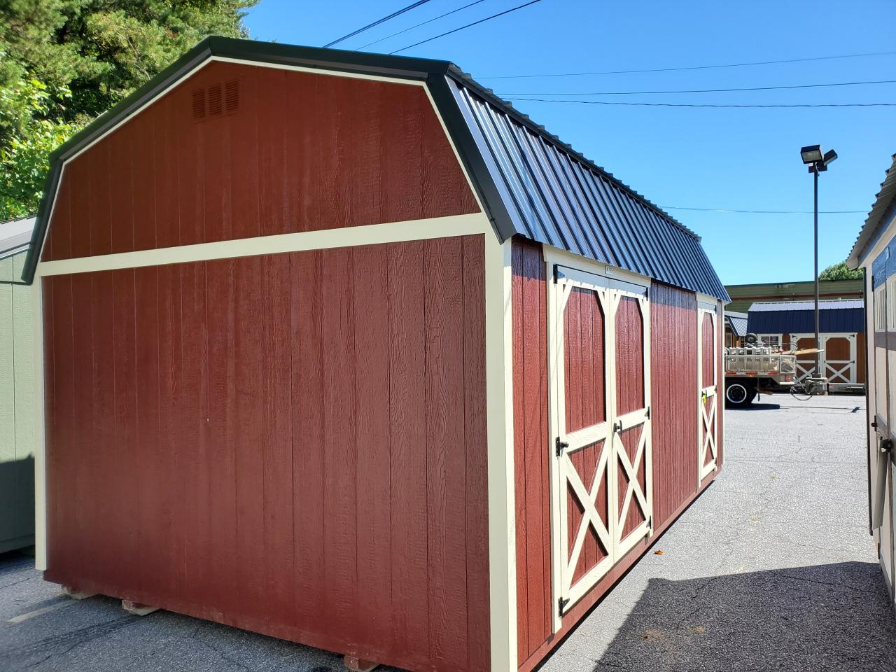 Morganton - 12x20 Lofted Barn Handyman Package W/ Electrical