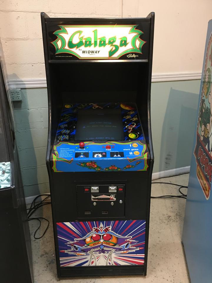 Midway Galaga Original Cabinet
