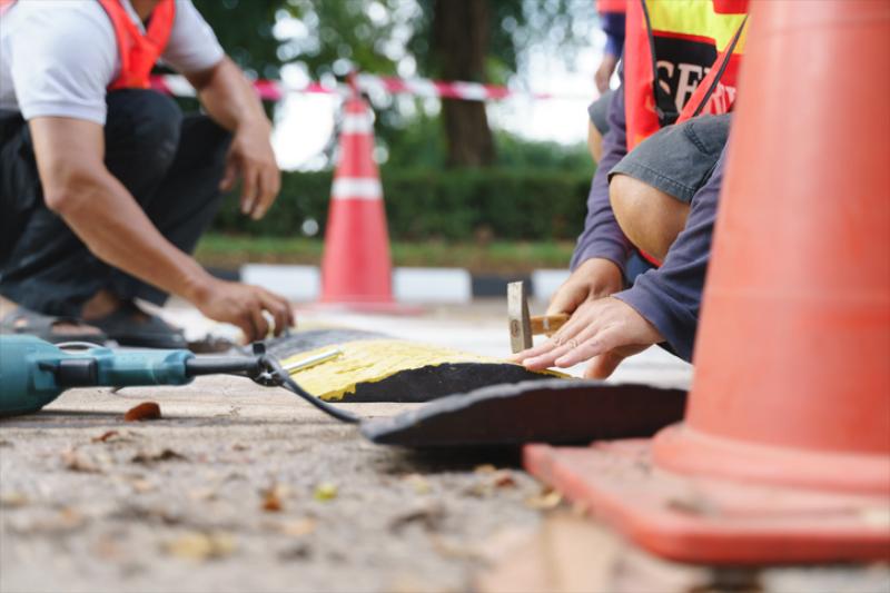 Speed Bump Installation