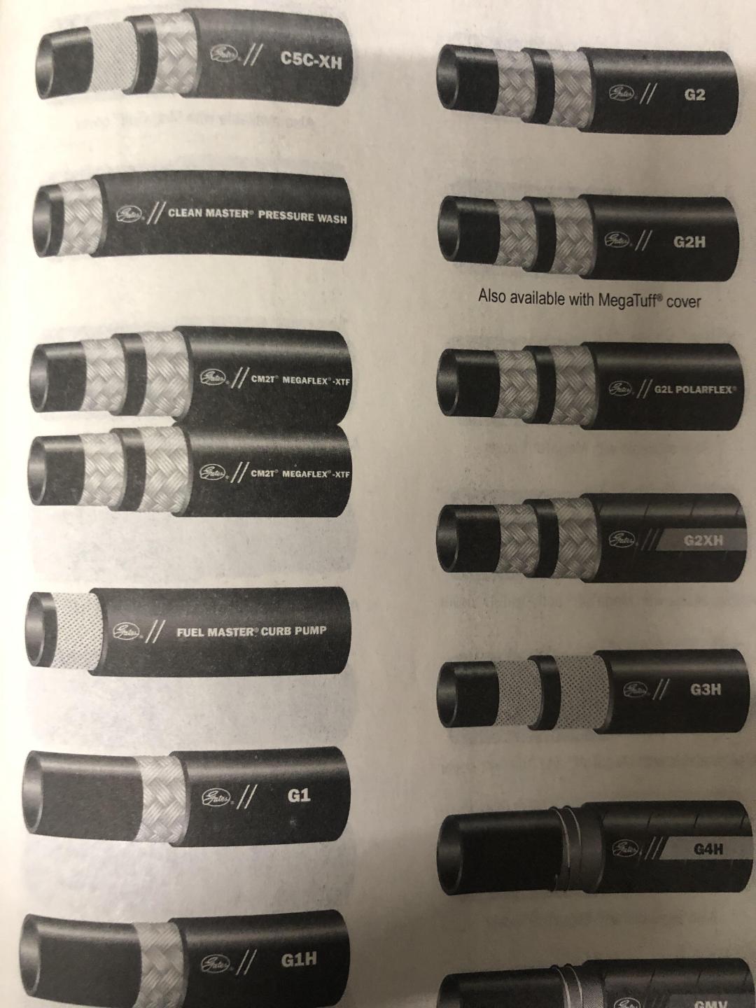 Custom Hydraulic Hose/ fittings and Hose assemblies all sizes from 1/4" -2" up to 6000PSI