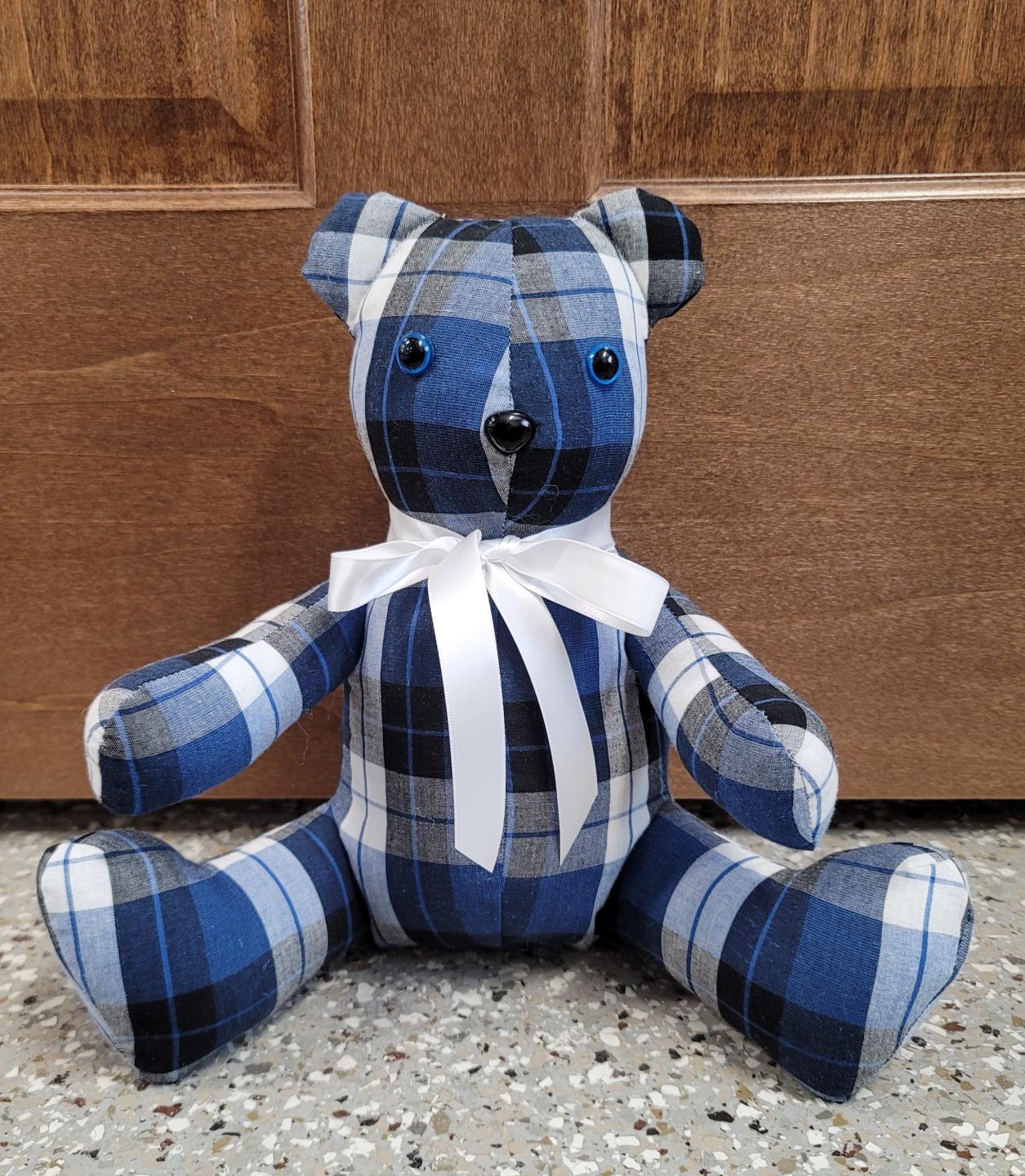 Memory Bear made from Loved Ones Shirts
