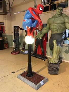 Amazing Spiderman on Lightpole