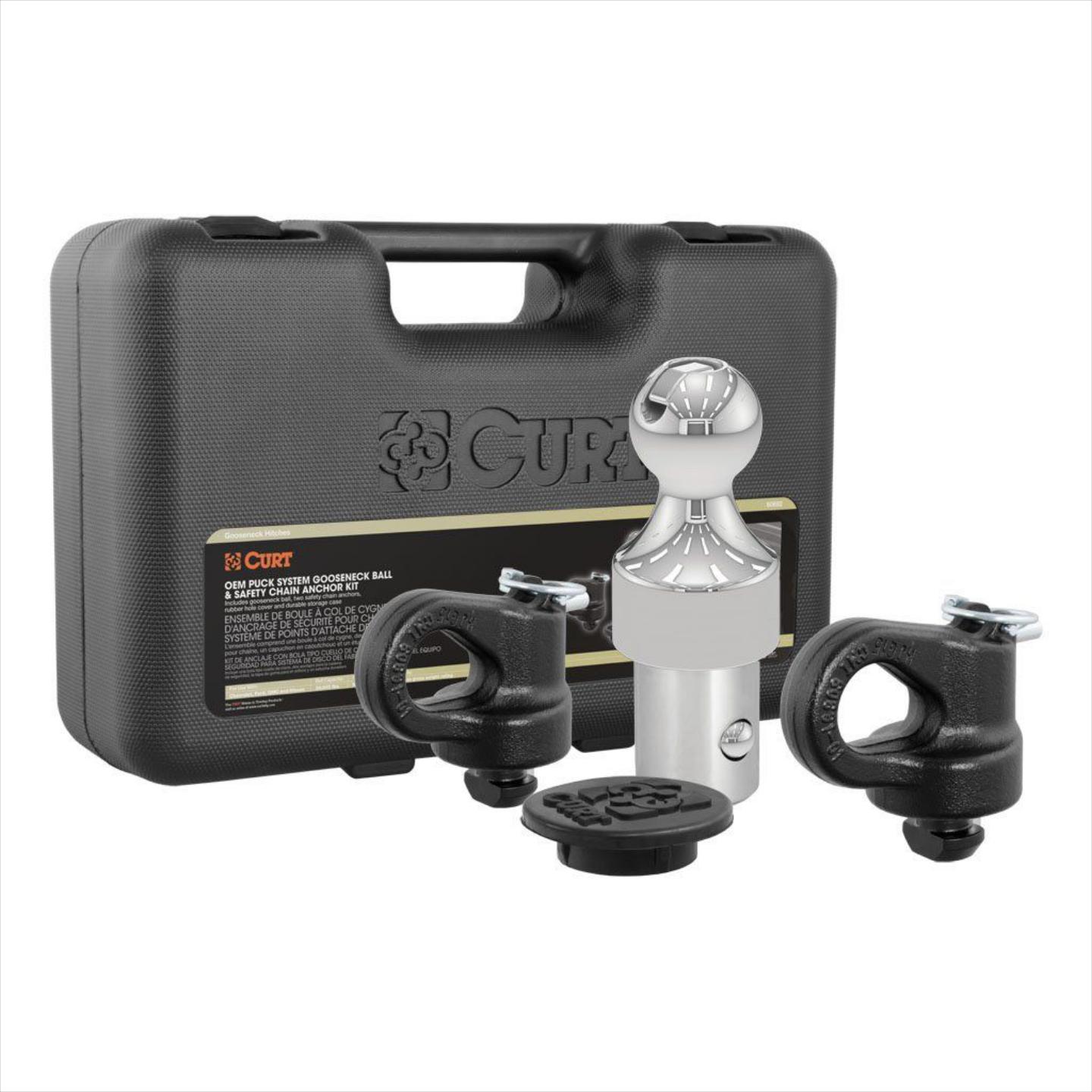 CURT OEM Puck System 2-5/16" Gooseneck Kit - Chevy, Ford, GMC, Nissan (30k)
