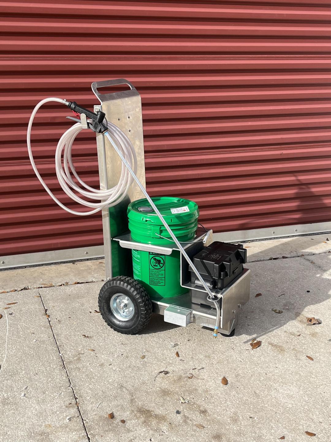 Paver Sealing Cart