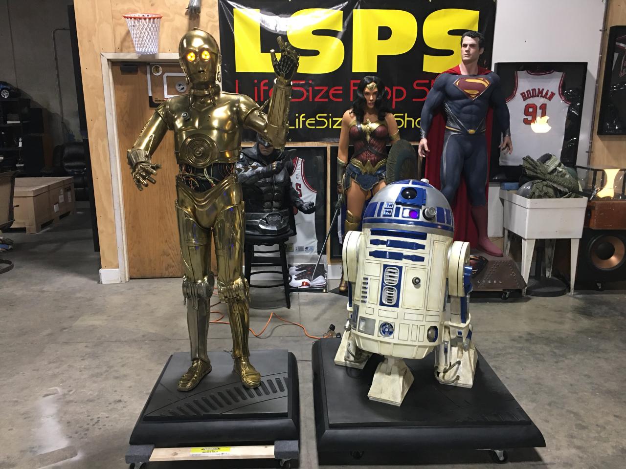Life Size Side Show Version 1 Star Wars R2D2 and C3P0