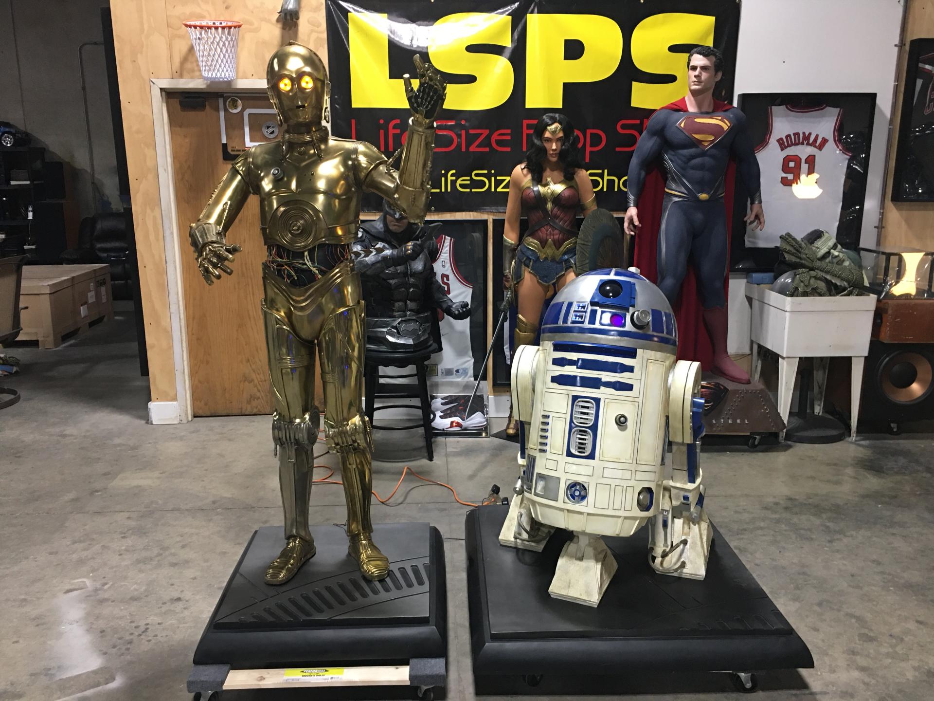 Life Size Side Show Version 1 Star Wars R2D2 and C3P0