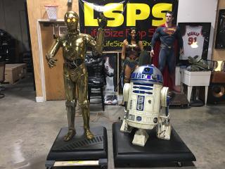 Life Size Side Show Version 1 Star Wars R2D2 and C3P0