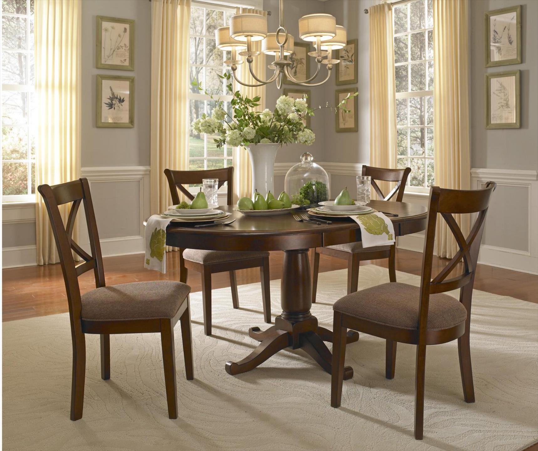 OVAL PEDESTAL TABLE 1 - 18” REMOVABLE LEAF