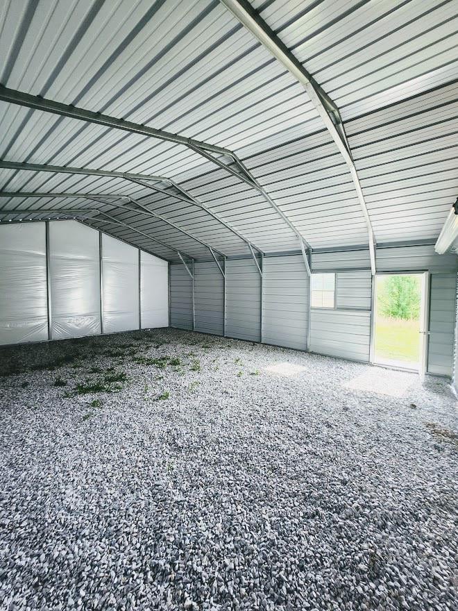 $2,763 OFF - ONLY $8,287 + tax - 24x30x9 BOXED EAVE ROOF GARAGE - NO CREDIT CHECK!