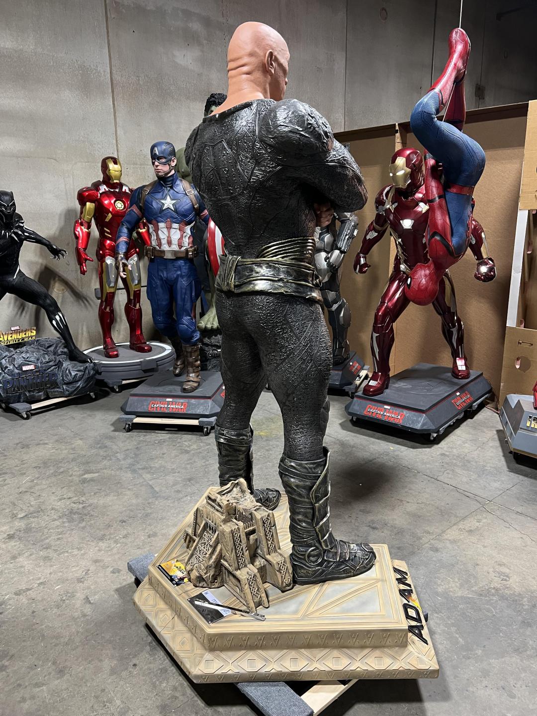 Life Size Black Adam Duane The Rock Johnson