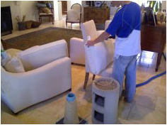 One upholstery cleaning process will not work for all upholstered furniture.