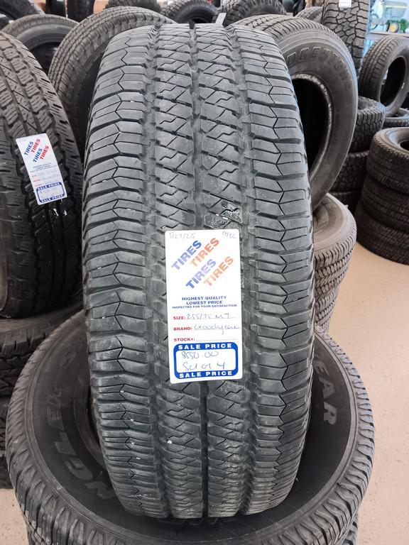 255/75R17 Goodyear Wrangler SR-A Tires Set of 4