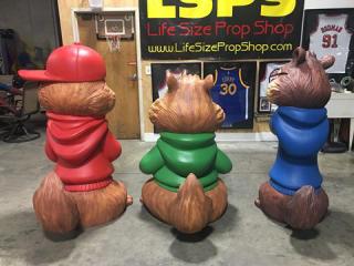 Life Size Alvin and the Chipmunks Theater Display