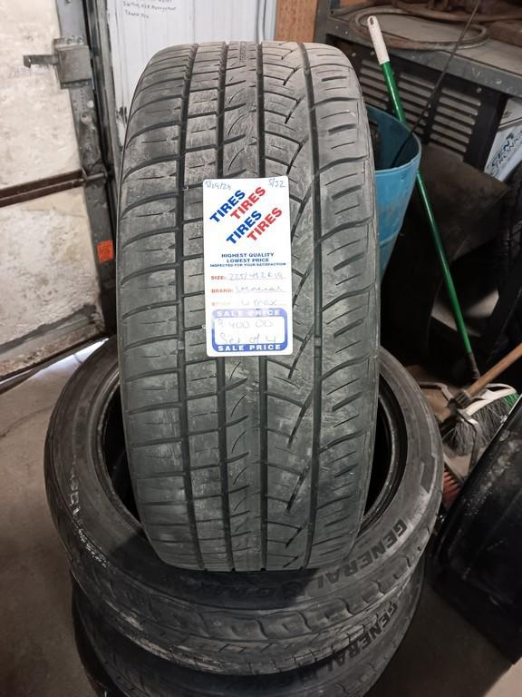 225/45ZR19 General G-Max AS-05 Tires Set of 4