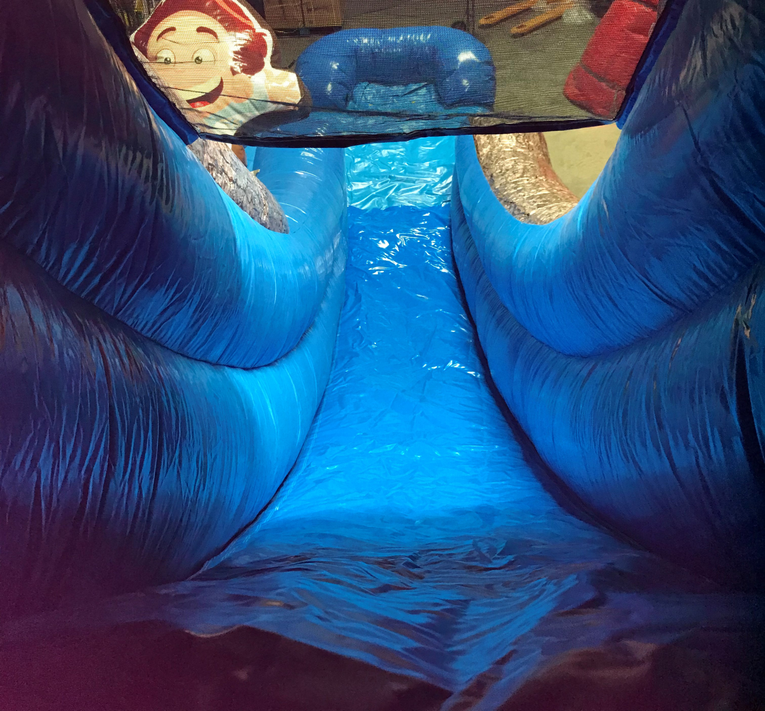 18' Log Mountain Slide Dual Lane (Wet/Dry)