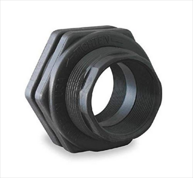 POLY 1" BULKHEAD FITTING