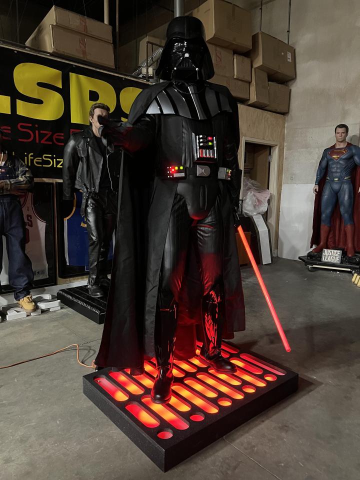 Life Size Star Wars Darth Vader with Lightsaber