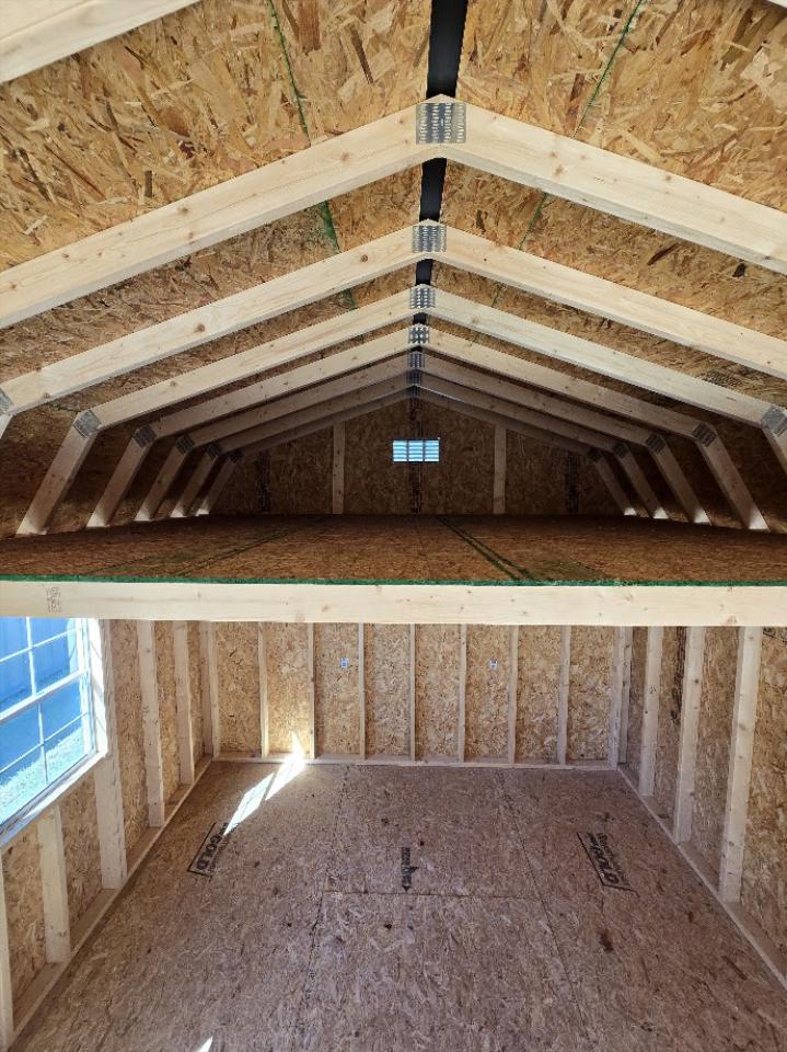 $1,032 OFF this 12x24 Lofted Barn Garage - ONLY $9,291 + tax OR $367 Down and $367/ Month Rent to Own! EVERYONE APPROVED!