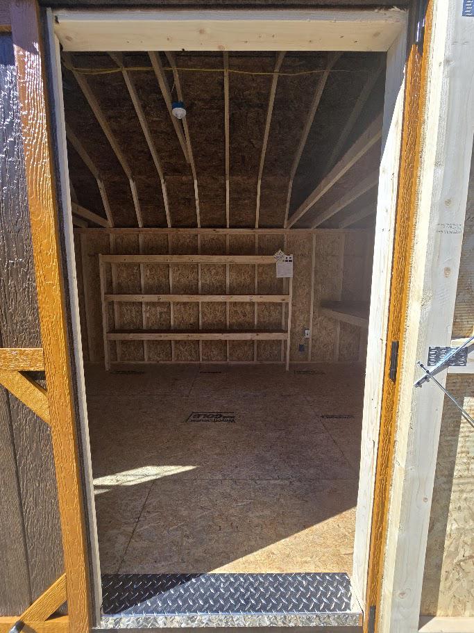 10x16 BARN w/ELECTRICAL - WORKBENCH - SHELVING - $5,875 OR $232/Mo - NO CREDIT CHECK - FREE DELIVERY & BLOCKS (50 miles)