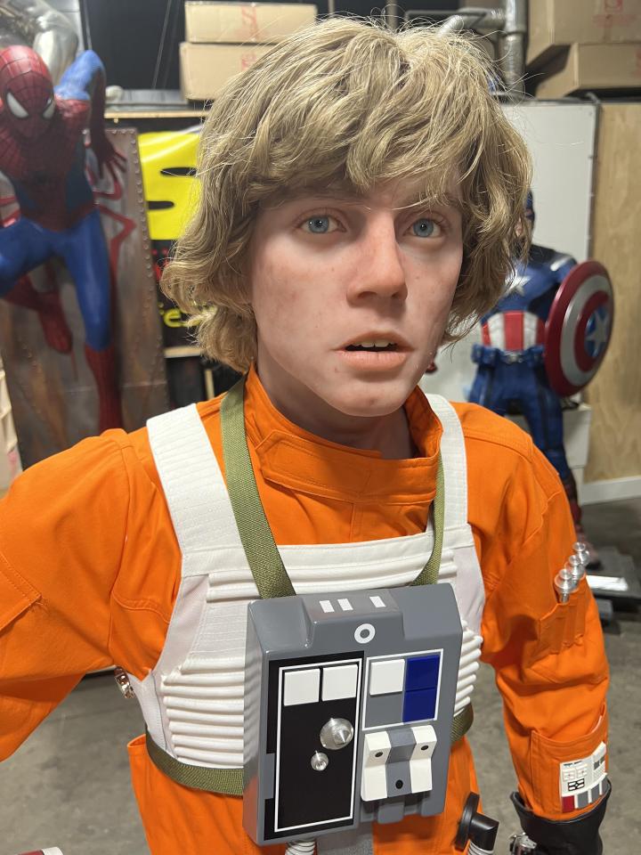 Life Size Star Wars Luke Skywalker X-Wing Fighter Pilot