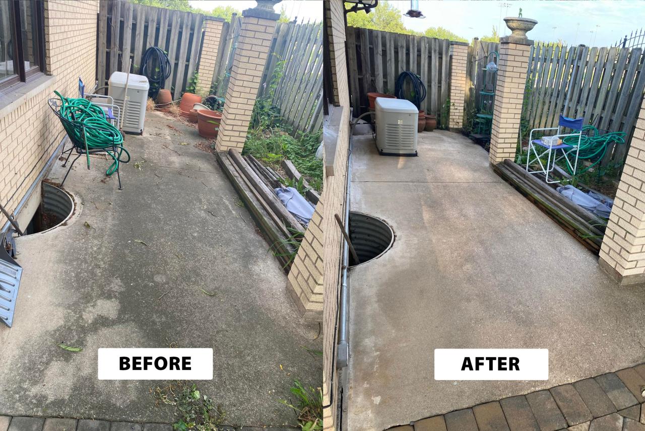 Driveway &amp; Concrete Cleaning